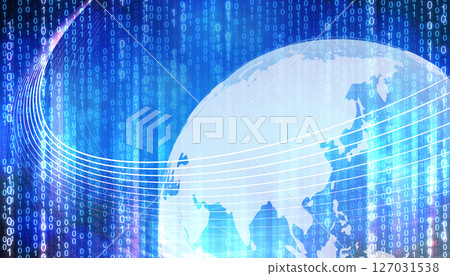 網路數位世界地圖影像背景 網路數位世界地圖影像背景 127031538