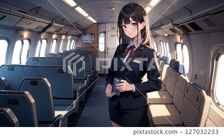 Cabin attendant women 127032233