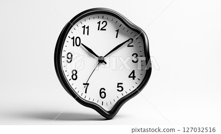 The melting clock shows the fluctuations of time 127032516