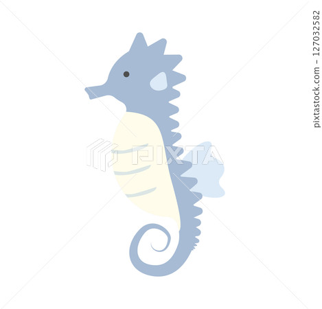 A seahorse in soft colors A seahorse in soft colors 127032582