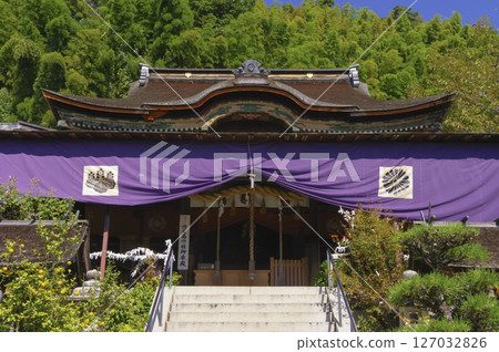 Chikubushima Shrine on Lake Biwa Chikubushima Shrine on Lake Biwa 127032826