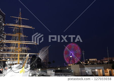 <2025年6月2日橫濱開港日>港未來夜景 127033038