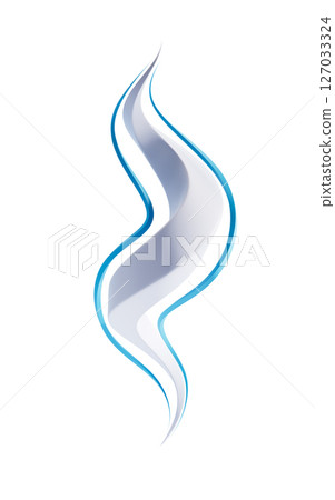 isolated, swirling, helix 127033324