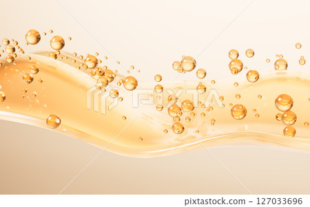 bubble, golden, transparent 127033696