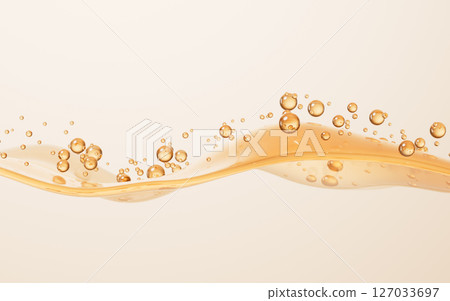 bubble, golden, transparent 127033697
