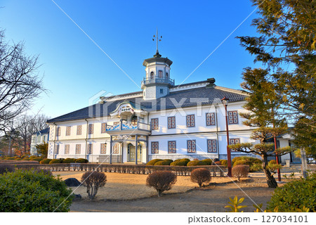 長野縣松本市國寶級明治維新歷史建築(正面)-舊開智學校校舍(1) 長野縣松本市國寶級明治維新歷史建築(正面)-舊開智學校校舍(1) 127034101