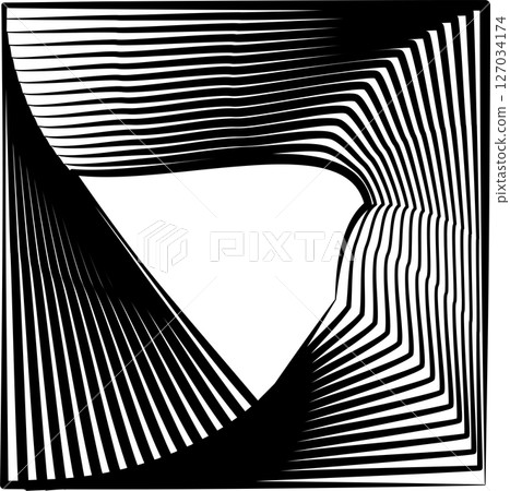 Square rotating blend line modern design, tech, digital, innovation, future Square rotating blend line modern design, tech, digital, innovation, future 127034174