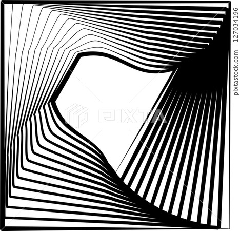 Square rotating blend line modern design, tech, digital, innovation, future Square rotating blend line modern design, tech, digital, innovation, future 127034196