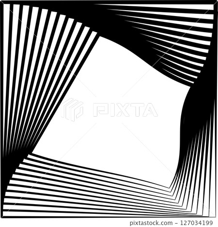 Square rotating blend line modern design, tech, digital, innovation, future Square rotating blend line modern design, tech, digital, innovation, future 127034199