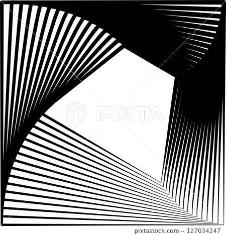 Square rotating blend line modern design, tech, digital, innovation, future Square rotating blend line modern design, tech, digital, innovation, future 127034247