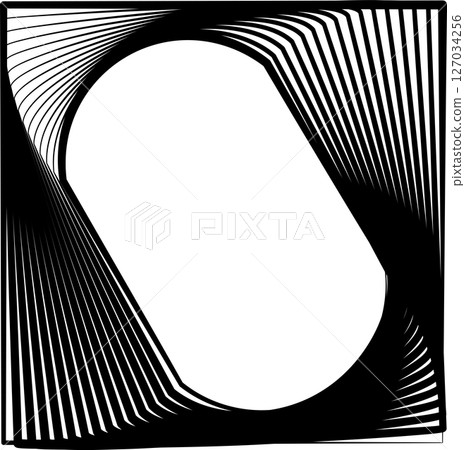 Square rotating blend line modern design, tech, digital, innovation, future Square rotating blend line modern design, tech, digital, innovation, future 127034256