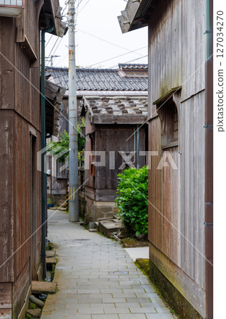 Streetscape of Negi Village, Sado, Niigata Streetscape of Negi Village, Sado, Niigata 127034270