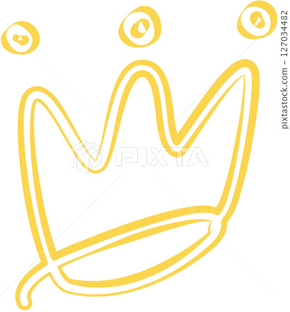 Crown queen or king hand drawn, royal, imperial, monarch Crown queen or king hand drawn, royal, imperial, monarch 127034482