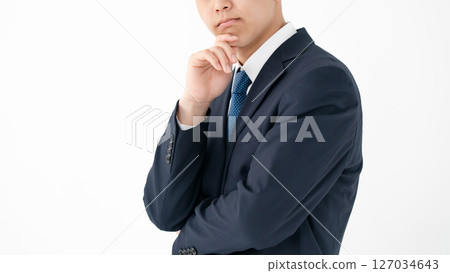 Young male business worries Young male business worries 127034643