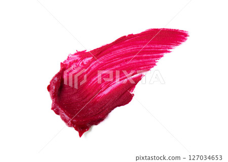 紅色唇膏顏色和質地樣本 紅色唇膏顏色和質地樣本 127034653