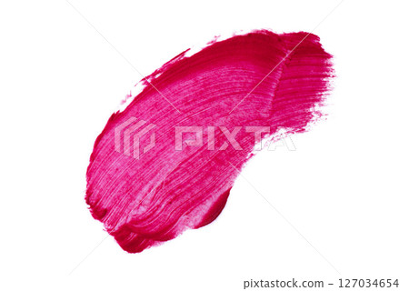 Rose lipstick color and texture swatches 127034654