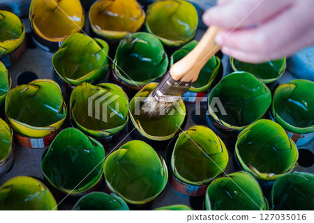 Nian gao or Chinese New Year's cake is sweet food 127035016