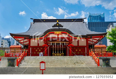 Hanazono Shrine, Shinjuku Ward, Tokyo, worship hall 127035052