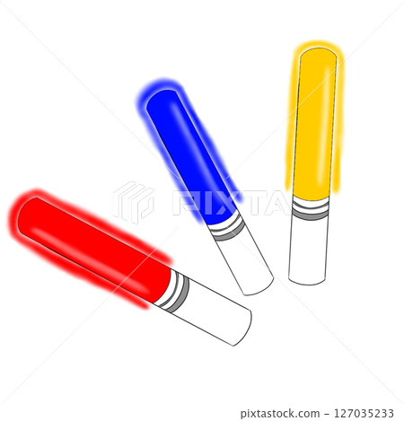 Simple light penlight glow stick red blue yellow Simple light penlight glow stick red blue yellow 127035233