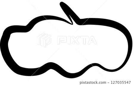 Speech bubble text, chat, talk, comic 127035547