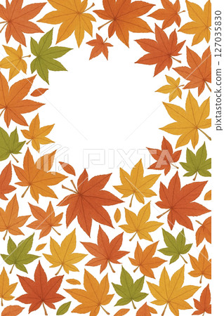 A message card with a photo in the center A message card with a photo in the center 127035830