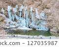 Icicles of Misotsuchi in Otaki, Chichibu City, Saitama Prefecture 127035987