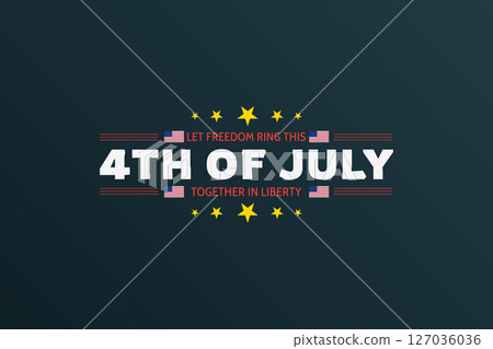 Together in Liberty Fourth of July Poster Together in Liberty Fourth of July Poster 127036036