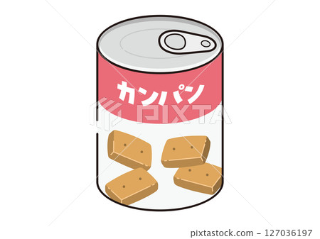 Illustration of dry bread 127036197