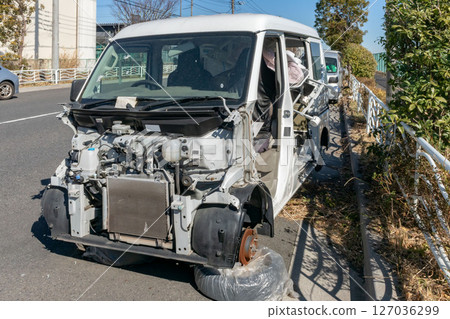 Illegally abandoned cars 127036299