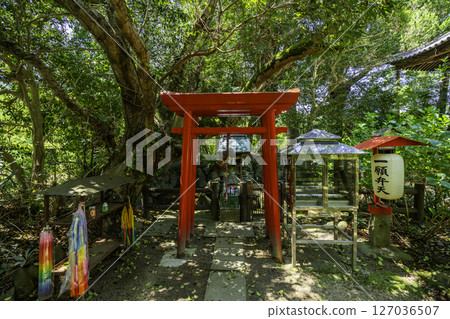 46th of the 88 Shikoku Temples: Joruriji Temple, Ichigan Benten Hall, Matsuyama City, Ehime Prefecture 127036507