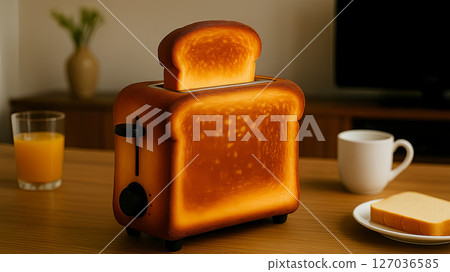 Bread toasted?! A hassle-free toaster oven is here 127036585