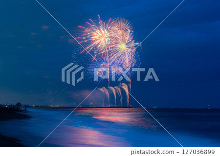 Kanagawa Prefecture Chigasaki Southern Art Fireworks 2025 Kanagawa Prefecture Chigasaki Southern Art Fireworks 2025 127036899