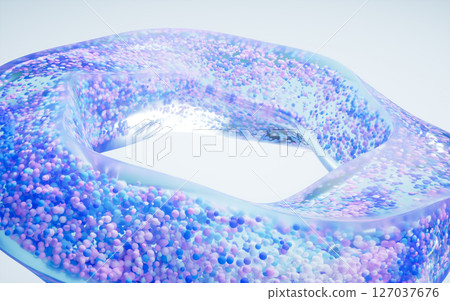 3d, abstract, blue 127037676