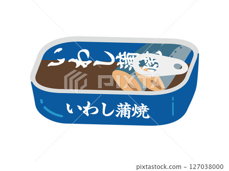 一罐烤沙丁魚的插圖 127038000