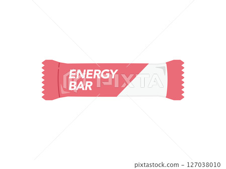 Energy bar illustration front Energy bar illustration front 127038010