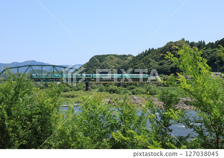 鐵路橋上的湯布院森林 鐵路橋上的湯布院森林 127038045