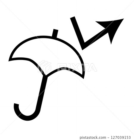 White parasol icon illustration White parasol icon illustration 127039153
