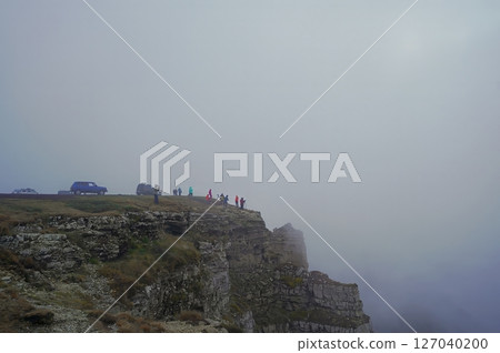 Tourists in the mountains 127040200