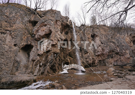 Waterfall in the mountains 127040319