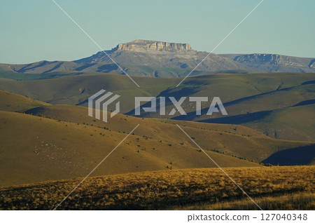 view of the Caucasus mountains view of the Caucasus mountains 127040348