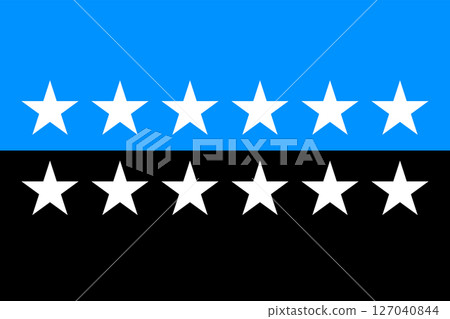 Flag of the European Coal and Steel Community 12 Star Version 127040844