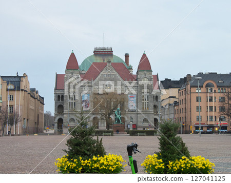 芬蘭，赫爾辛基市，五月陰天 127041125