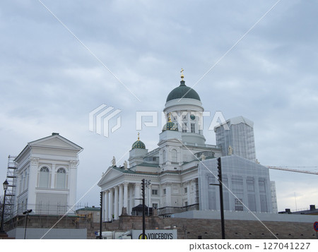 Finland, early May morning, Helsinki Cathedral Finland, early May morning, Helsinki Cathedral 127041227