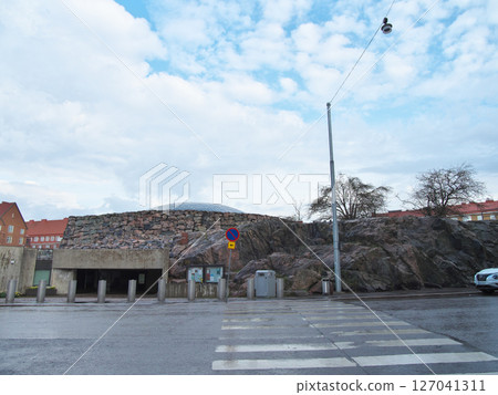 Finland, early May morning, Temppeliaukio Church, Helsinki 127041311