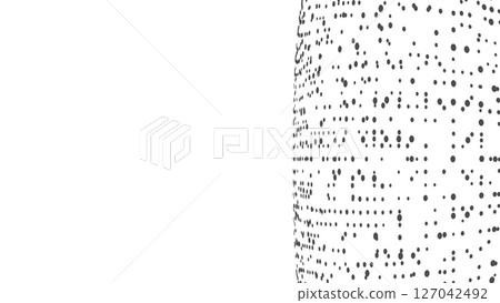 Technology background with copy space. Abstract sphere. Dots connected by lines. Minimalist mesh. Abstract polygonal shape. Technology background with copy space. Abstract sphere. Dots connected by lines. Minimalist mesh. Abstract polygonal shape. 127042492