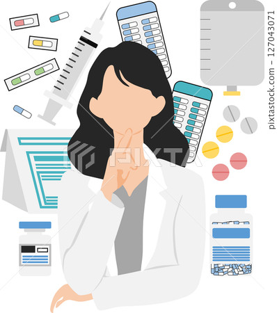 Drug (medicine, dispensing, prescription) graphic illustration Drug (medicine, dispensing, prescription) graphic illustration 127043071