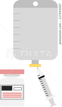 Drug (medicine, dispensing, prescription) graphic illustration 127043087