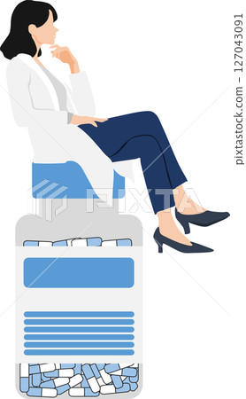 Drug (medicine, dispensing, prescription) graphic illustration Drug (medicine, dispensing, prescription) graphic illustration 127043091