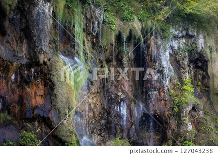 Waterfall in Plitvice National Park, Croatia 127043238