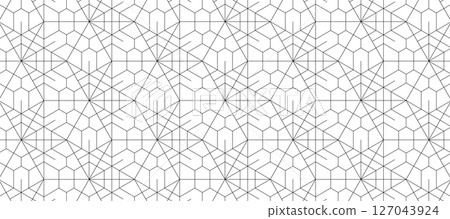 Geometry Abstract Hexagon Grid Pattern background Geometry Abstract Hexagon Grid Pattern background 127043924